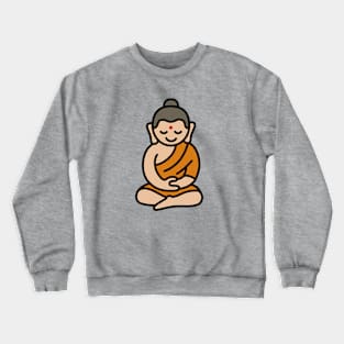 Buddha Cartoon Crewneck Sweatshirt